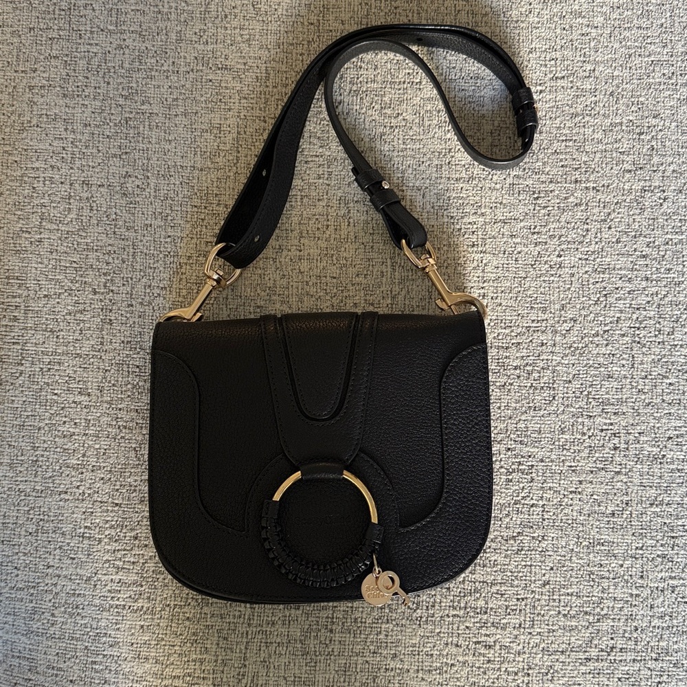 See by Chloe black leather bag